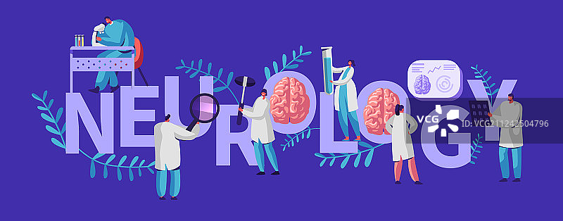 神经内科医疗banner，神经科医生图片素材