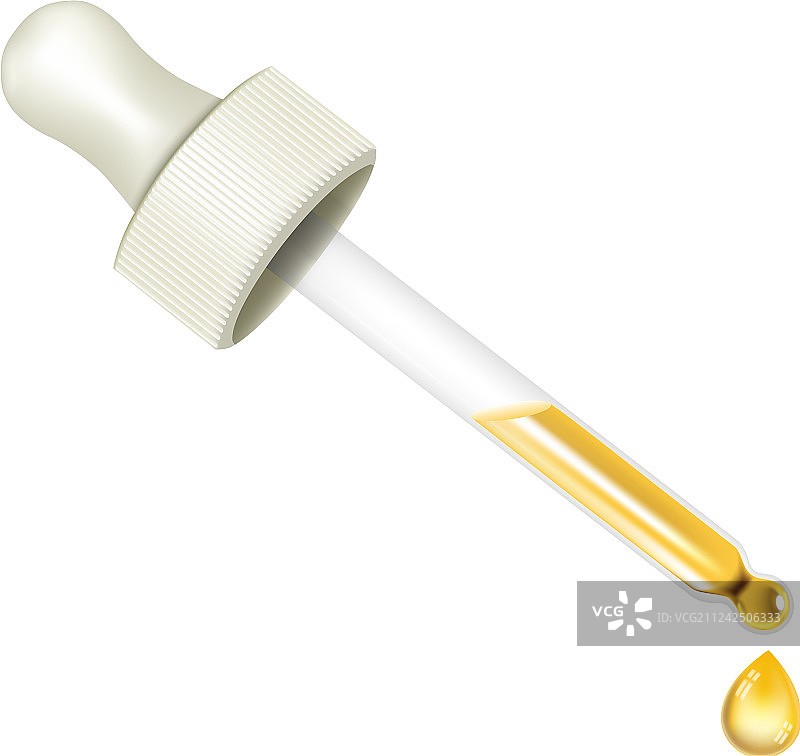 滴油器图标写实风格图片素材