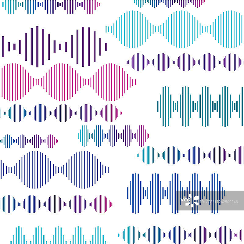 声波图标图案图片素材