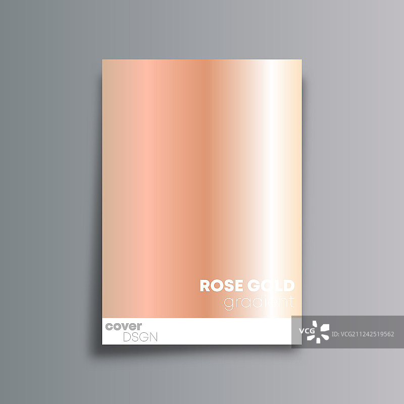 banner玫瑰金渐变封面背景图片素材