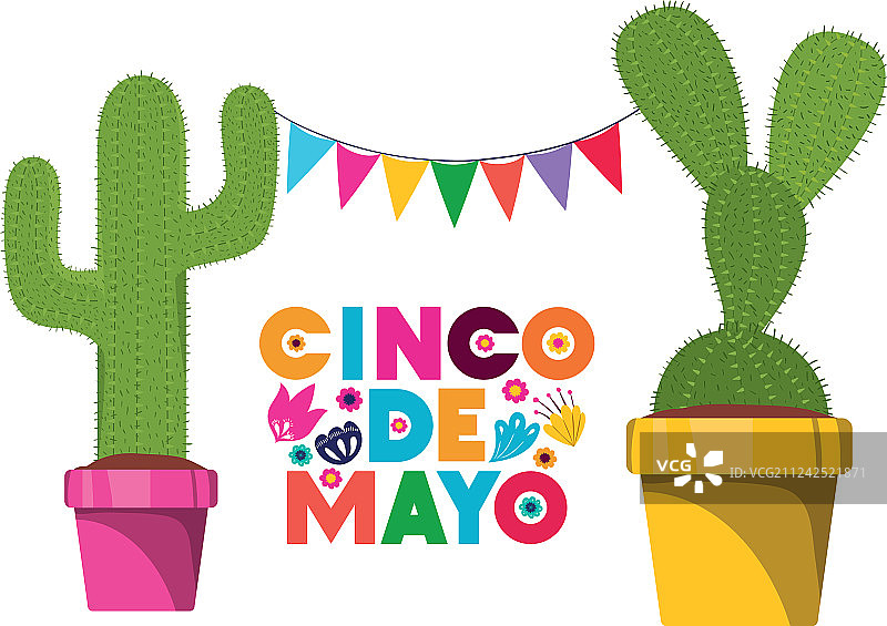 五月五节仙人掌标签隔离图标图片素材