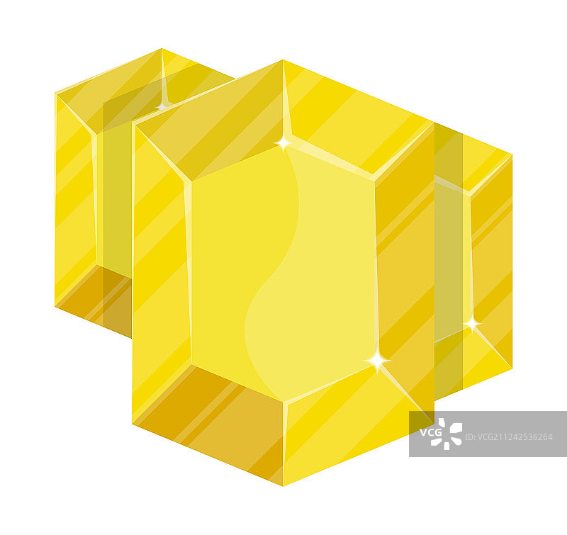 黄色珠宝绿柱石图标图片素材