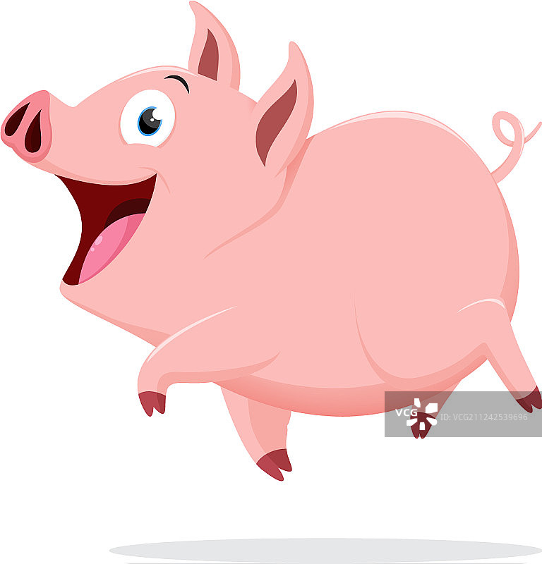 可爱小猪卡通图片素材