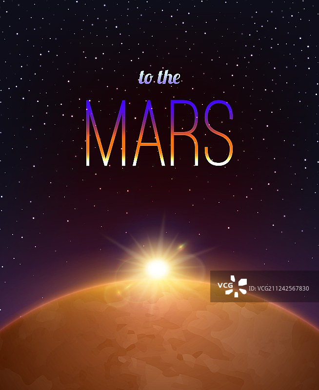 逼真的火星背景图片素材