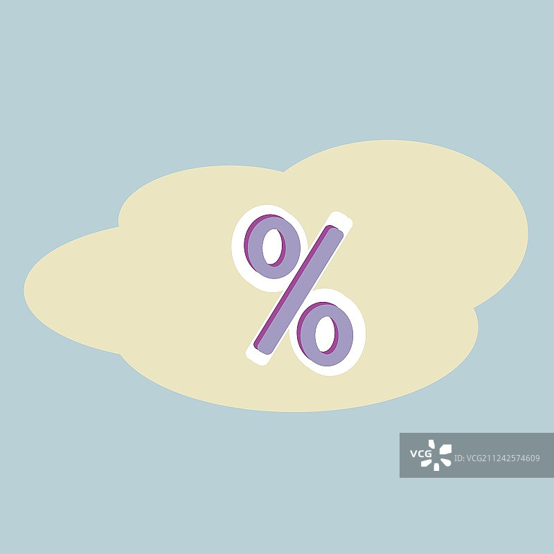 百分比符号图标图片素材