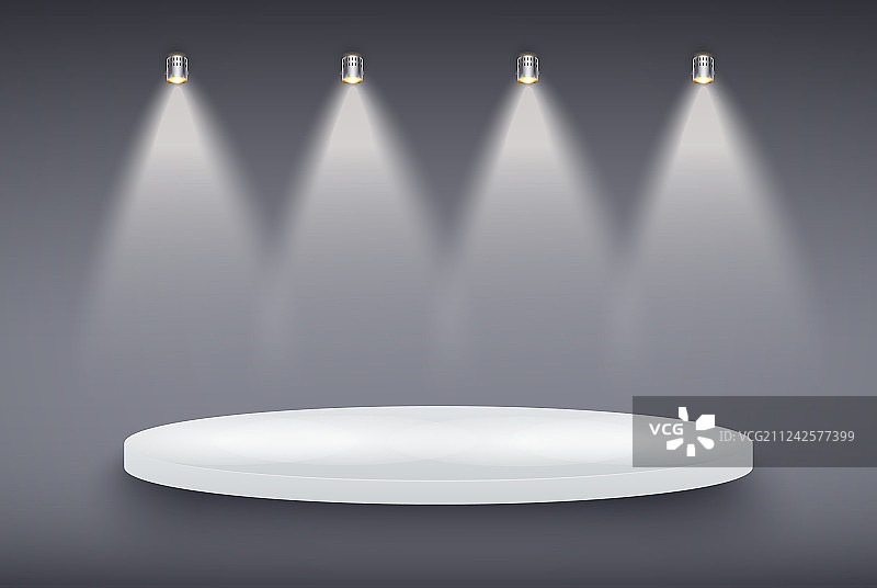 黑白演示平台图片素材