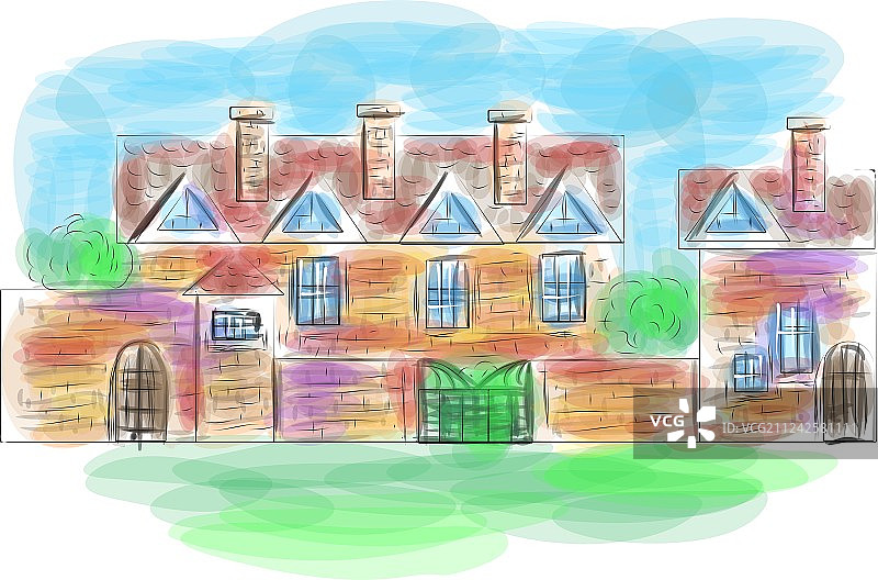 英国住宅图片素材