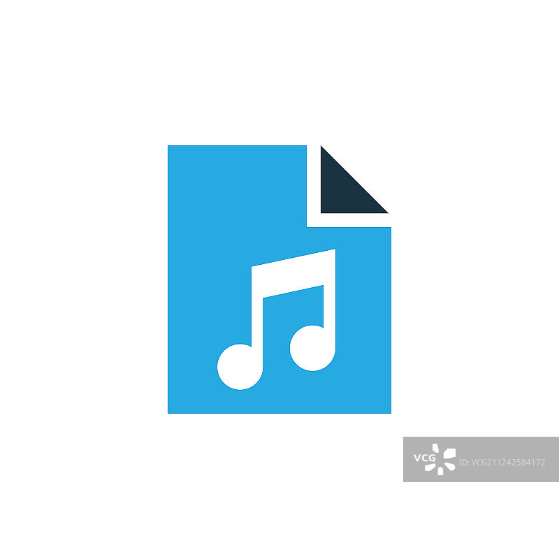 歌曲列表彩色图标优质符号图片素材