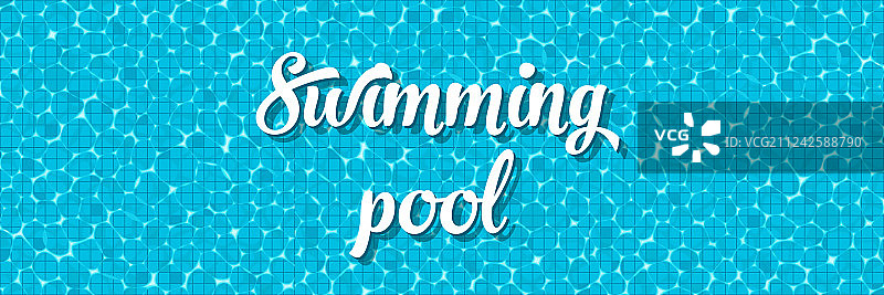 泳池俯视图创意图片素材