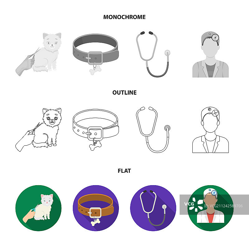 宠物诊所猫咪锁骨剪毛图片素材