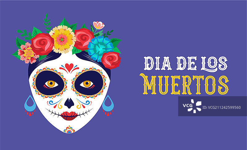 墨西哥亡灵节图片素材