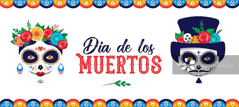 墨西哥亡灵节图片素材