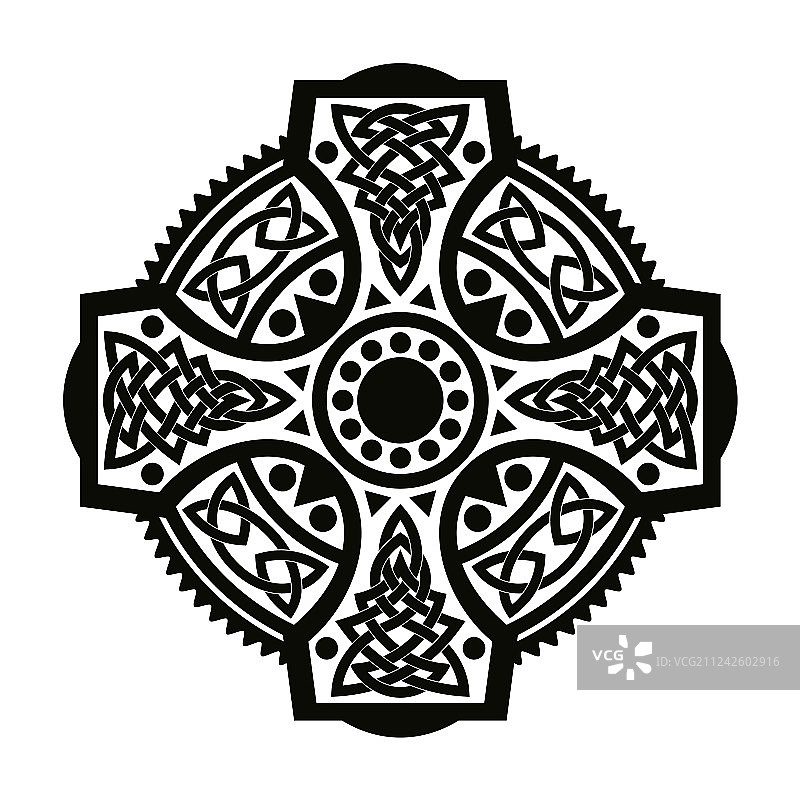 凯尔特民族十字架图片素材