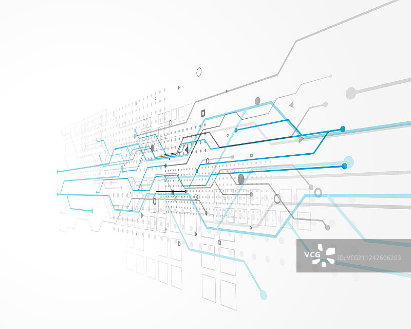 带金属网的抽象科技概念设计图片素材