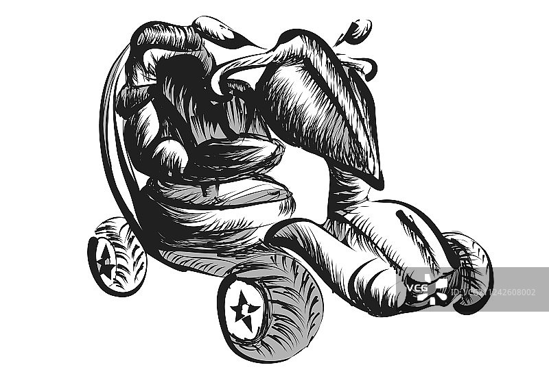 电动代步车图片素材