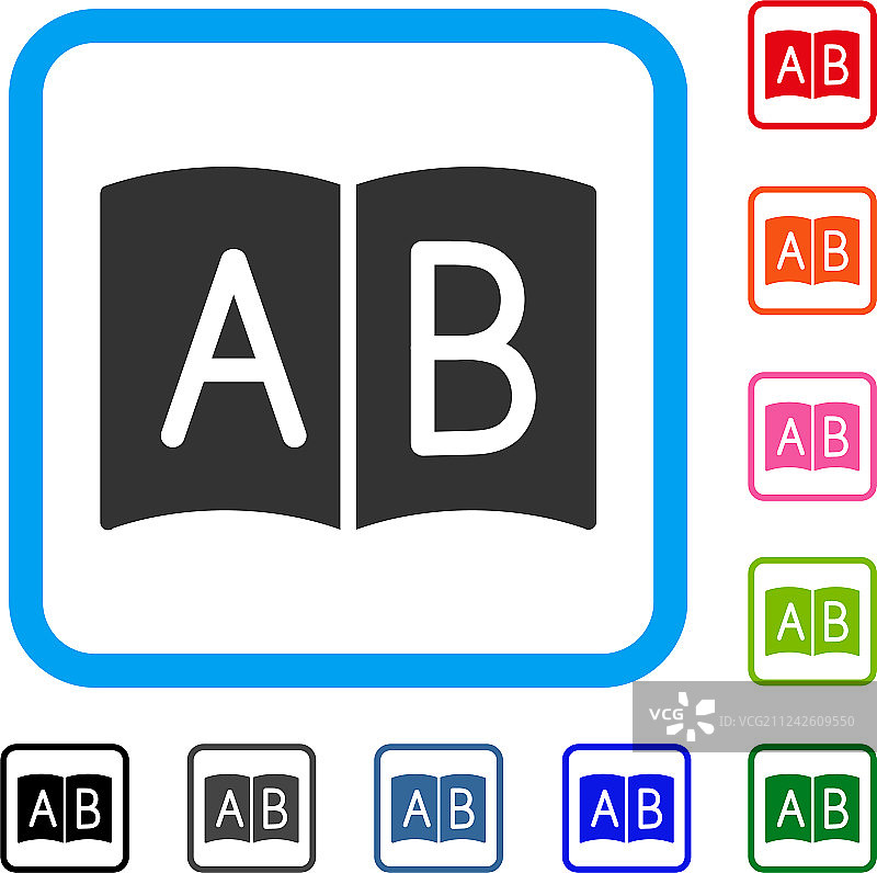 手册框架图标图片素材