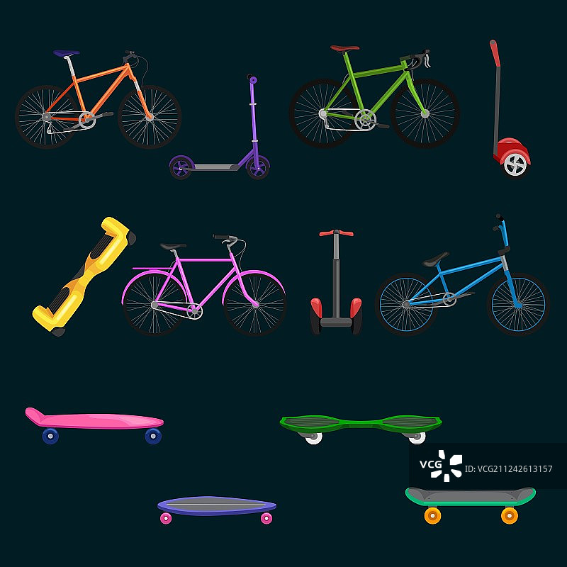 电动滑板车图片素材