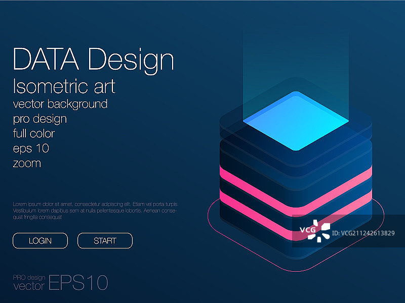 具有现代设计的仪表盘信息图表模板图片素材