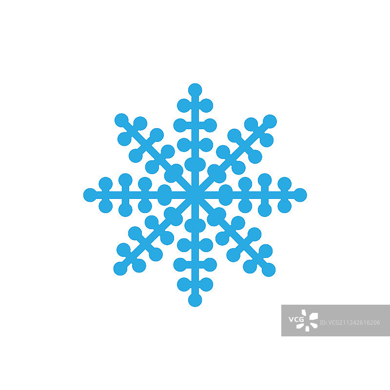 圣诞雪花独立元素图片素材