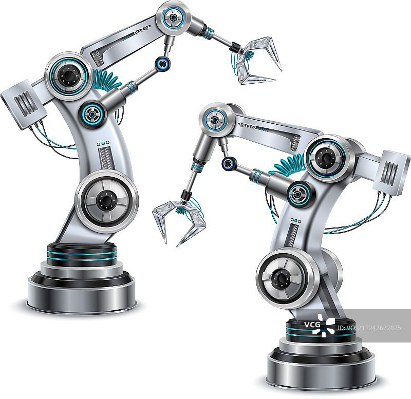 机械手臂套装图片素材