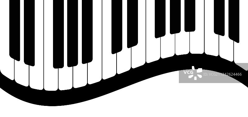 黑白钢琴键图片素材
