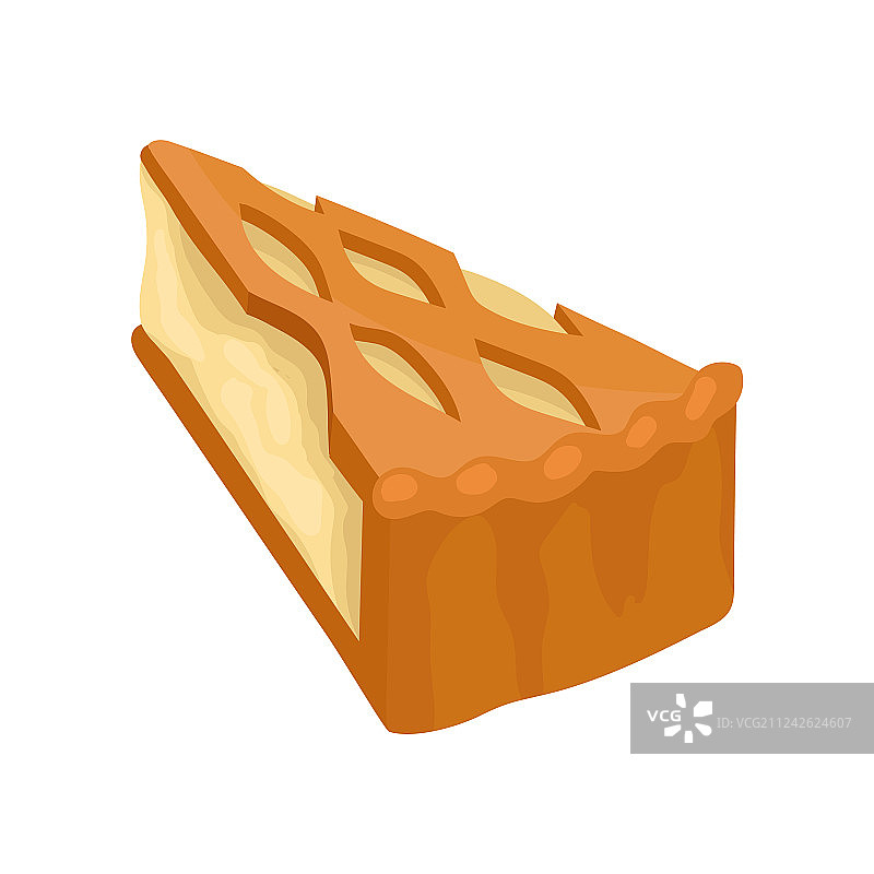 美味的传统自制馅饼切片图片素材