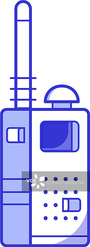 便携式无线电收发机图标图片素材