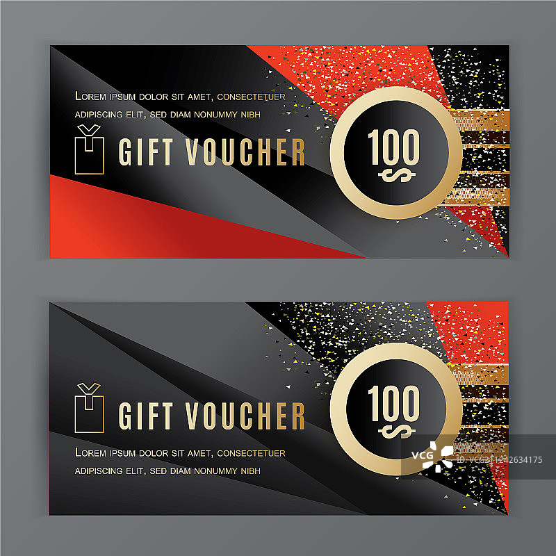 通用礼品券宣传单模板图片素材