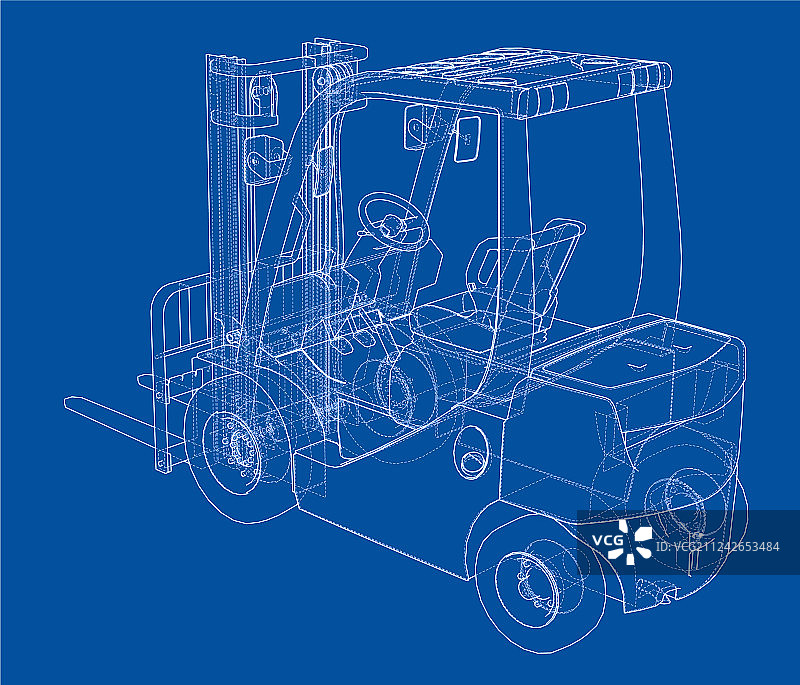 叉车概念图片素材