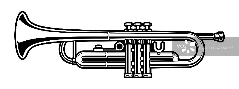 黑白喇叭图片素材