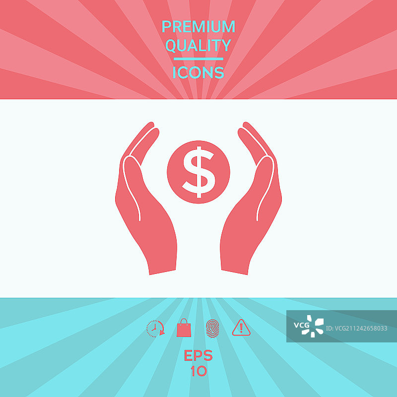 手持美元图片素材