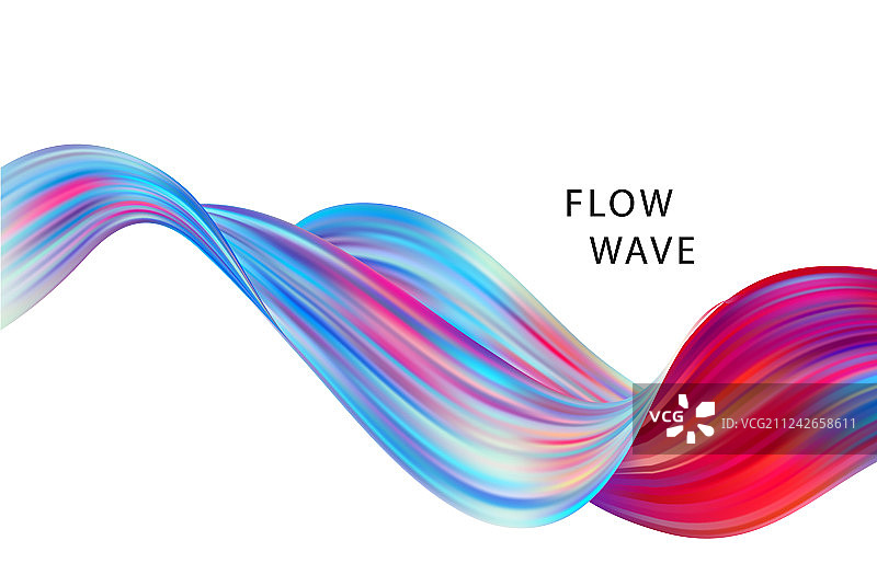 抽象彩色背景色流图片素材