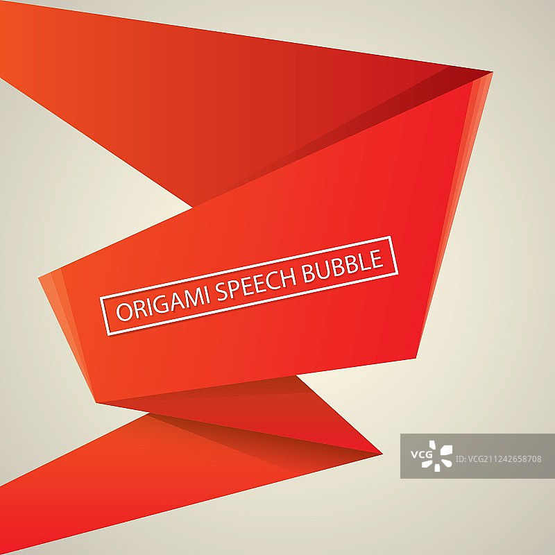 抽象光面红色对话气泡图片素材