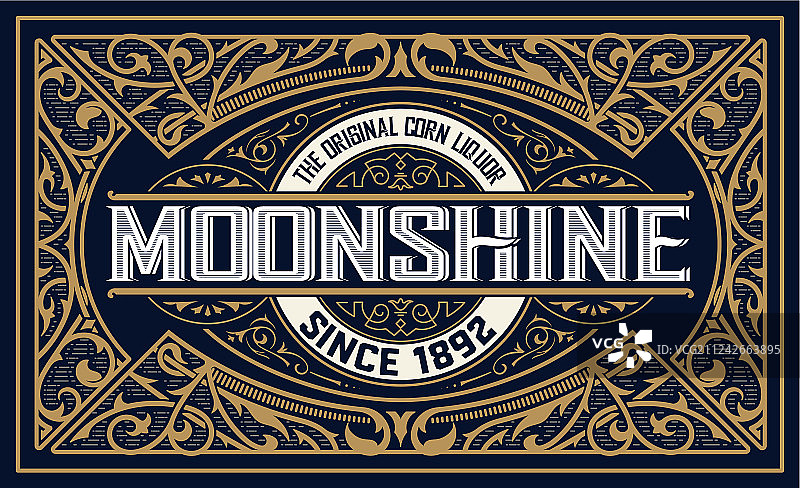 带有花卉装饰的原创标签图片素材