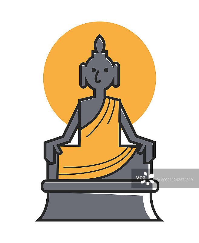 印度佛教旅行地标图片素材