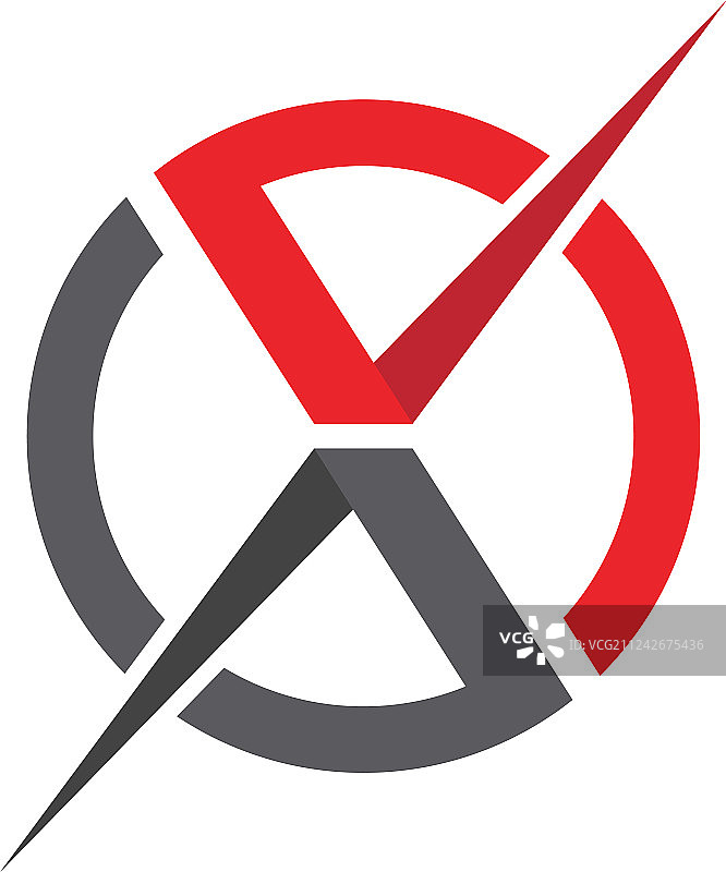 X字母标志模板图标图片素材