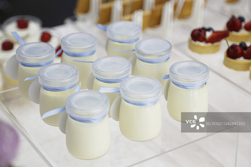 甜食酸奶图片素材