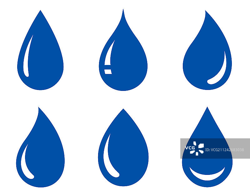 水滴集合图片素材