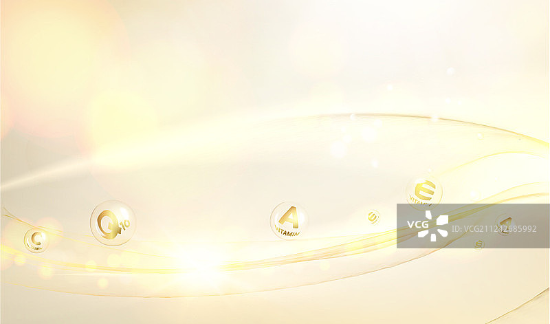 奶油分子科学图片素材