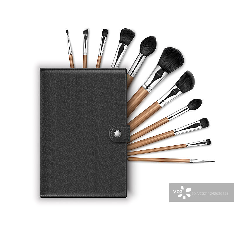 黑色专业彩妆合集图片素材