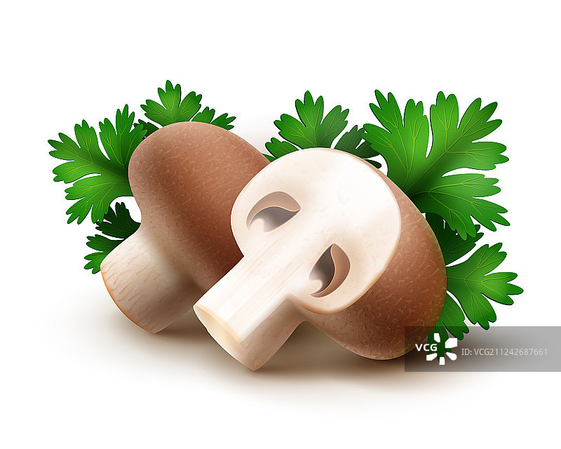 新鲜的整块和切成半棕色图片素材