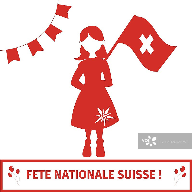 瑞士女孩图片素材