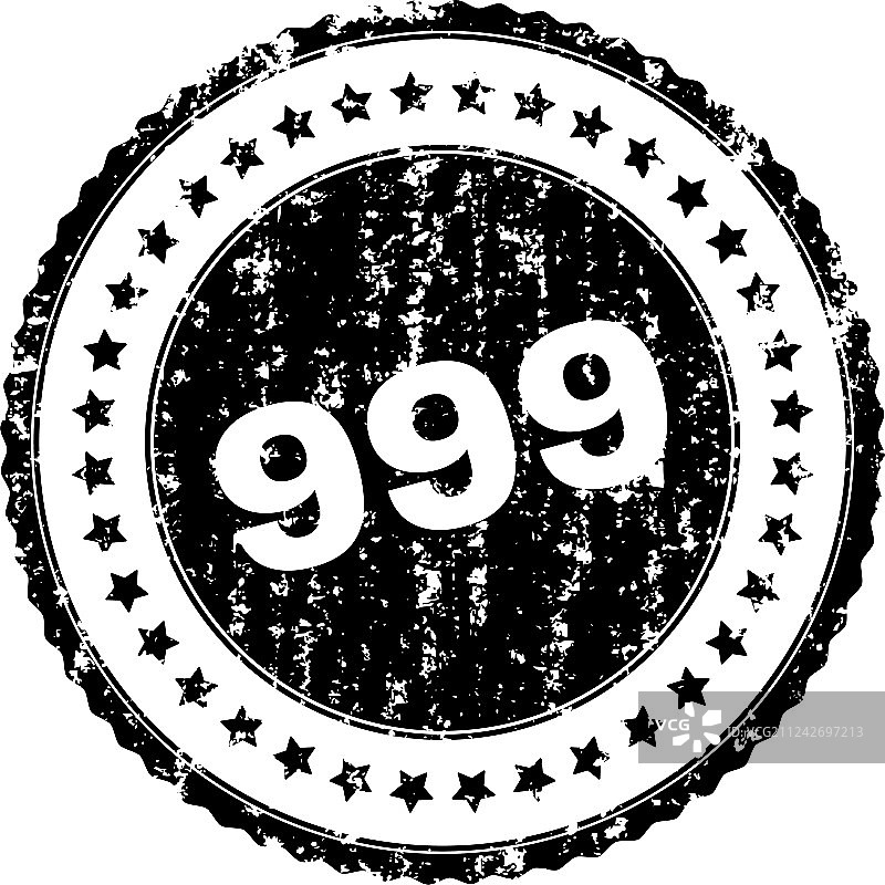 纹理风999印章图片素材