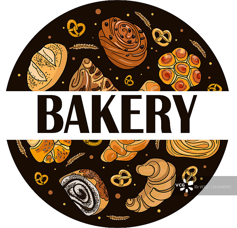 面包糕点店铺装饰图片素材