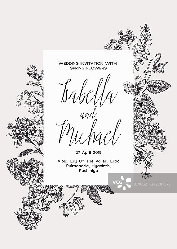 婚礼的邀请图片素材