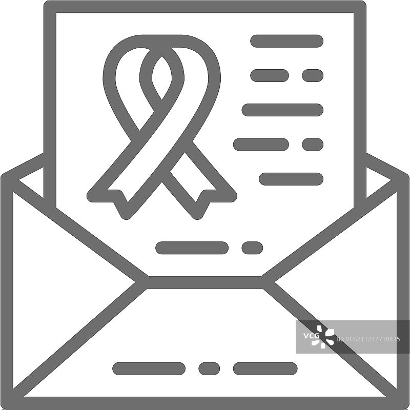 带有器官移植意识丝带的字母标志图片素材