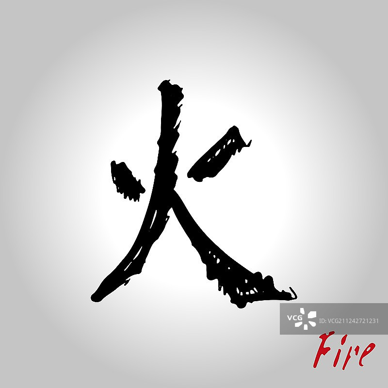 五行元素套装图片素材