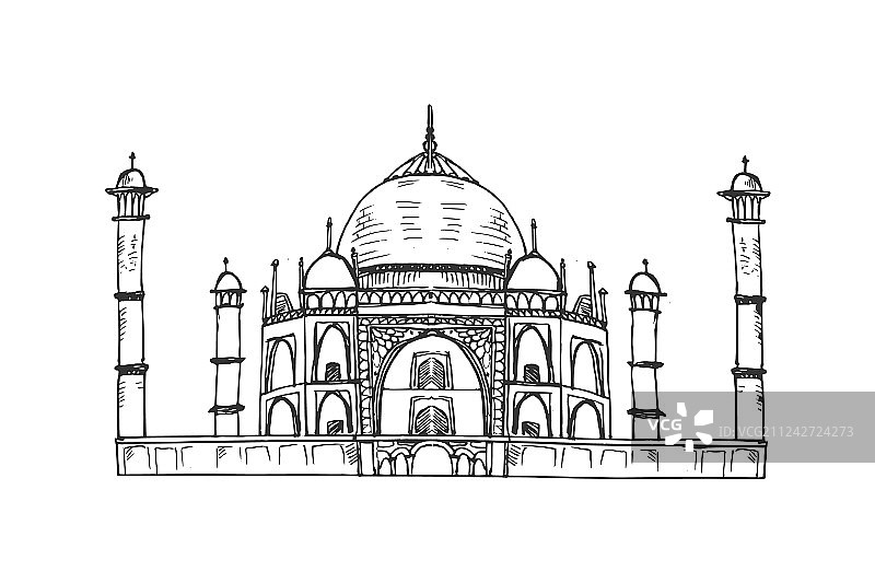 泰姬陵图片素材