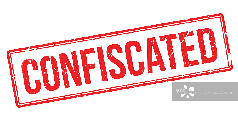 没收的橡皮图章图片素材