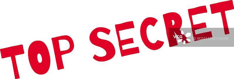 最高机密橡胶印章图片素材